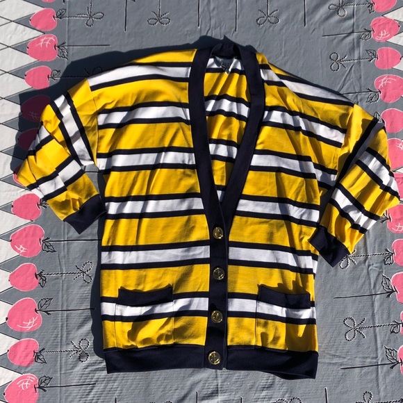 Vintage Sweaters - Vintage Jersey Cardigan